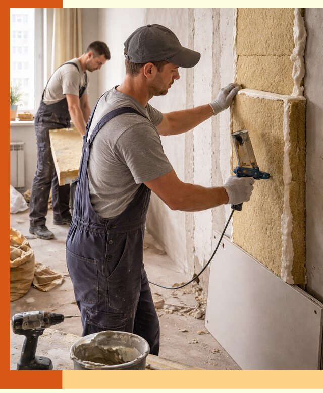Утепление стен изнутри в Копейске — качественно и эффективно